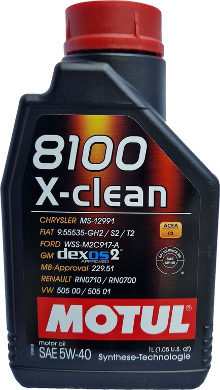 1 X 1 Liter Motul 5W-40 8100 X-clean C3