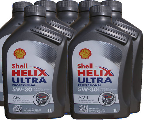 Shell 5W-30 Helix Ultra Professional AM-L kaufen 7X 1 Liter