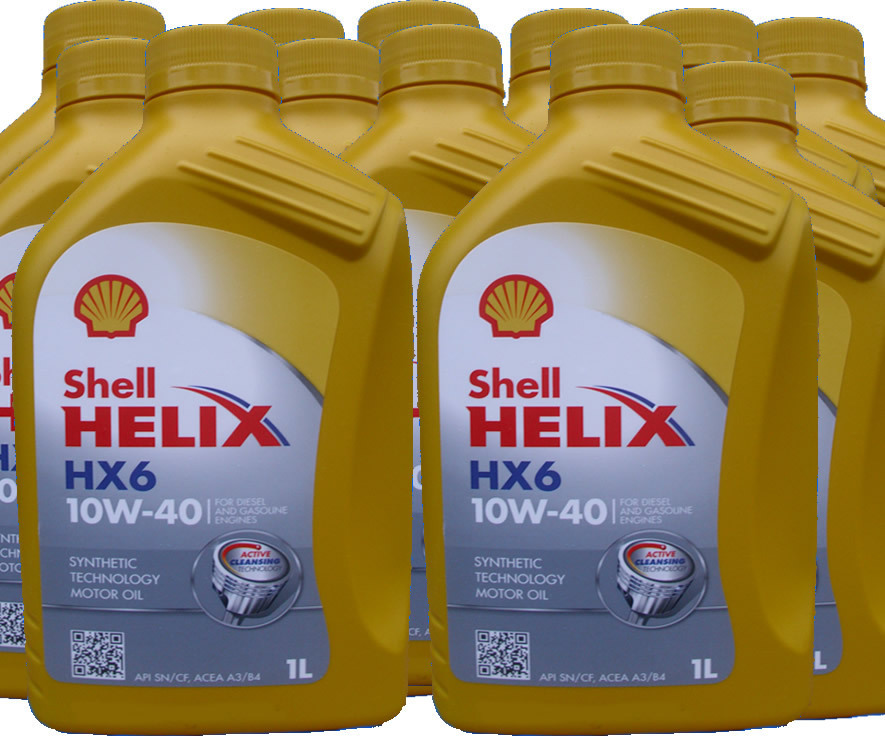 12 X 1 Liter Shell Helix 10W-40 HX6