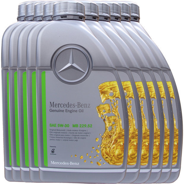 Mercedes 5W-30 Motor Oil MB 229.52 10X1L