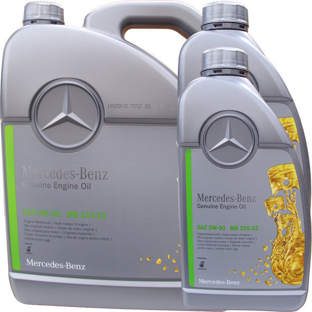 Mercedes 5W-30 Motor Oil MB 229.52 5+2L