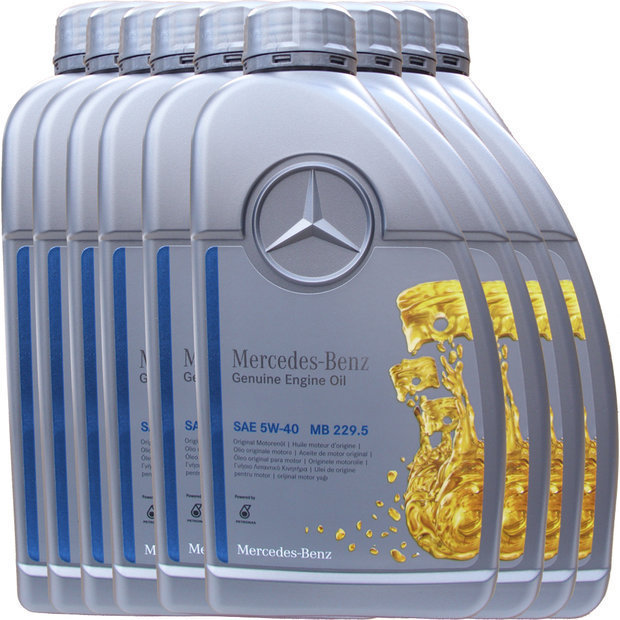 9 X 1 Liter Mercedes 5W-40 MB 229.5