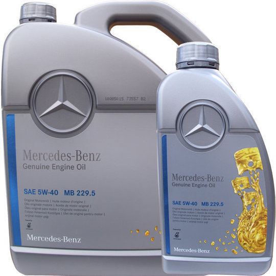 Mercedes 5W-40 Motor Oil MB 229.5 5+1L
