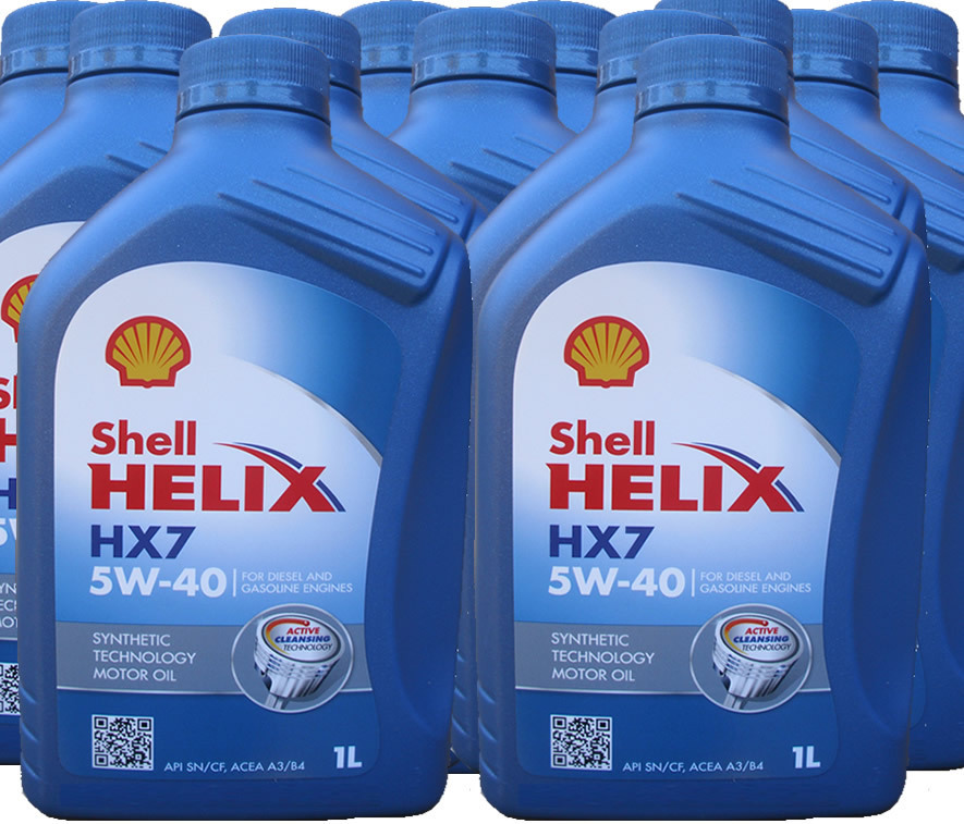 12 X 1 Liter Shell Helix HX7 5W-40