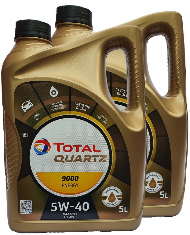 5W-40 Motor Oil Total Quartz 9000 Energy 2X5L