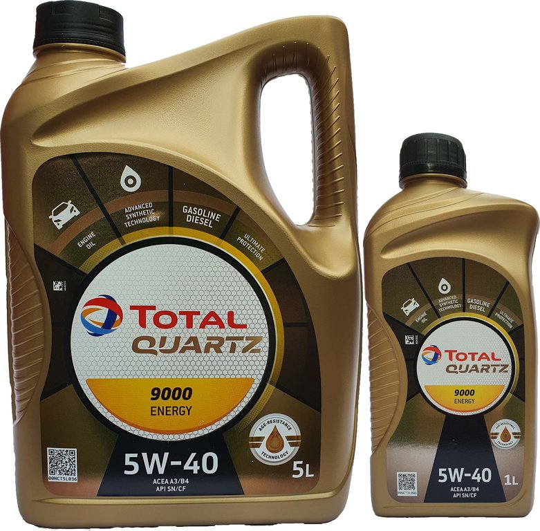 5W-40 Motor Oil Total Quartz 9000 Energy 5+1L