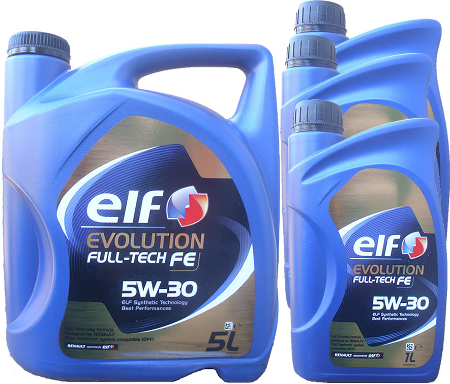 ELF 5W-30 Evolution Full-Tech FE 5+3L