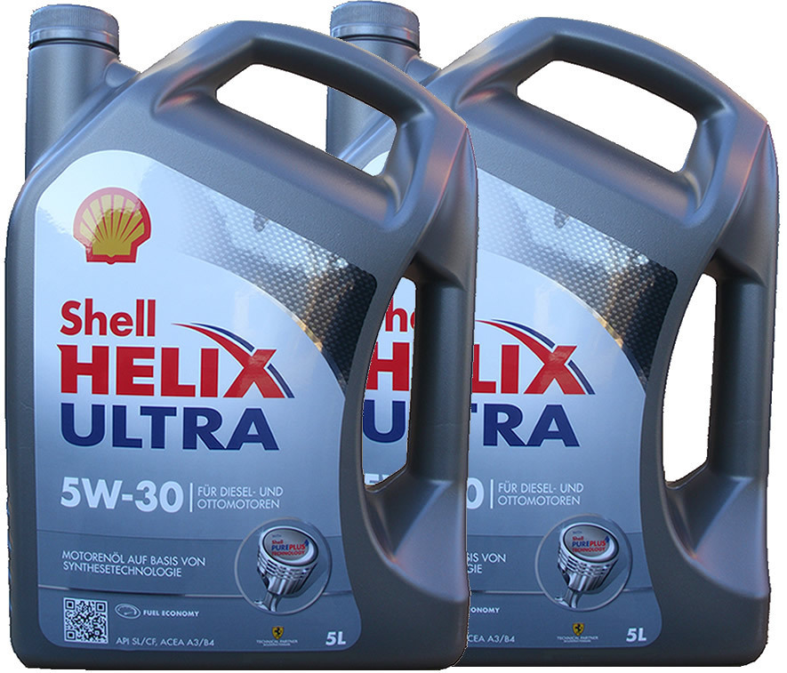 2 X 5L = 10 Liter Shell 5W-30 Helix Ultra - ACEA A3/B4