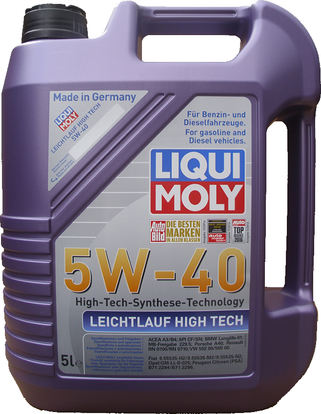 1 x 5 Liter Liqui Moly 5W-40 Leichtlauf High Tech