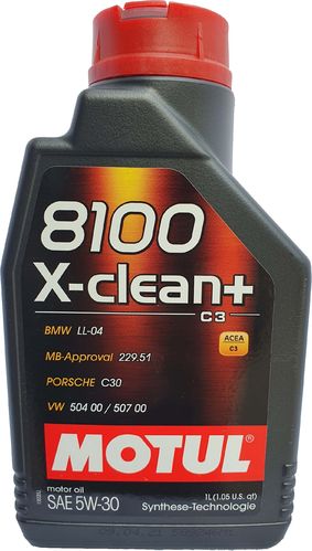 1 X 1 Liter Motul 5W-30 8100 X-Clean+ C3