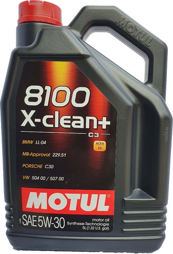 1 X 5 Liter Motul 5W-30 8100 X-Clean+ C3