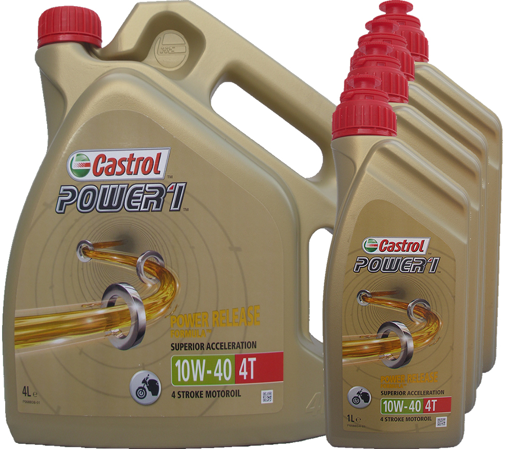 Castrol 10W-40 Power1 4T kaufen 4L + (4X1L) = 8 Liter