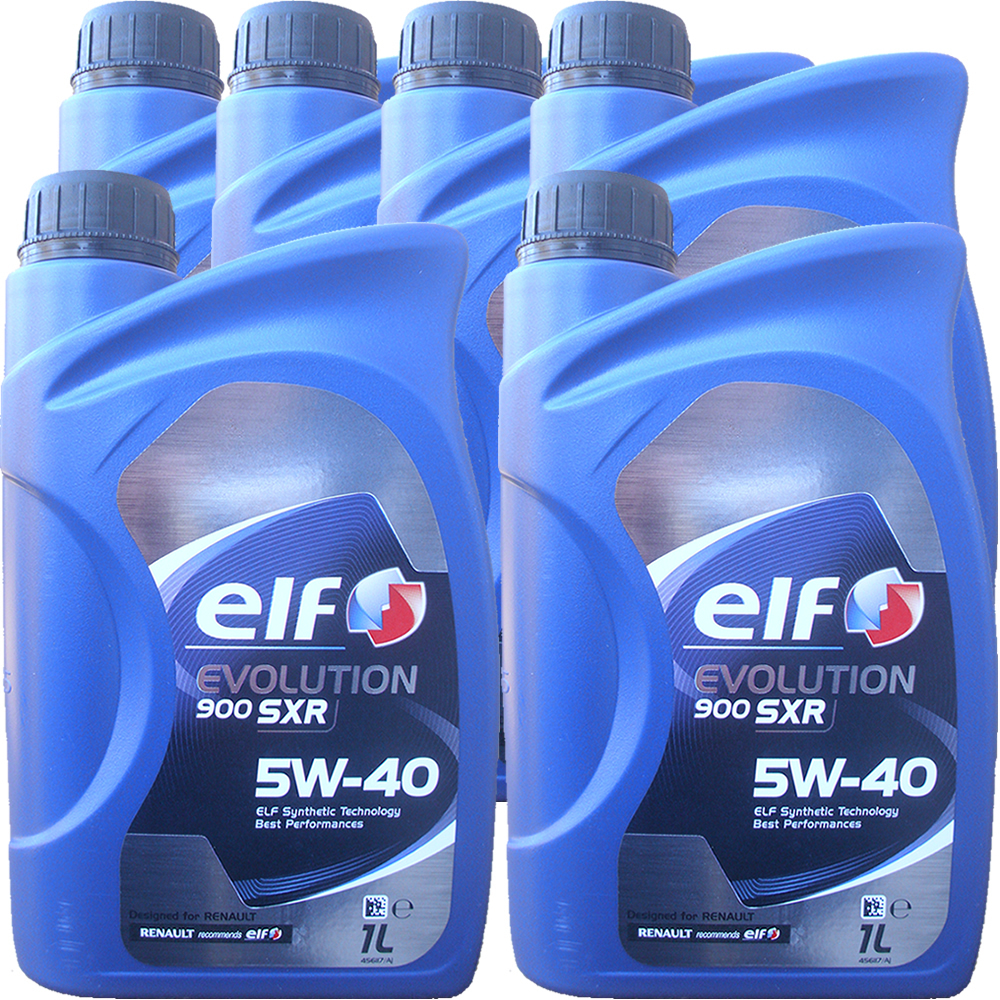 6 X 1 Liter ELF 5W-40 EVOLUTION 900 SXR