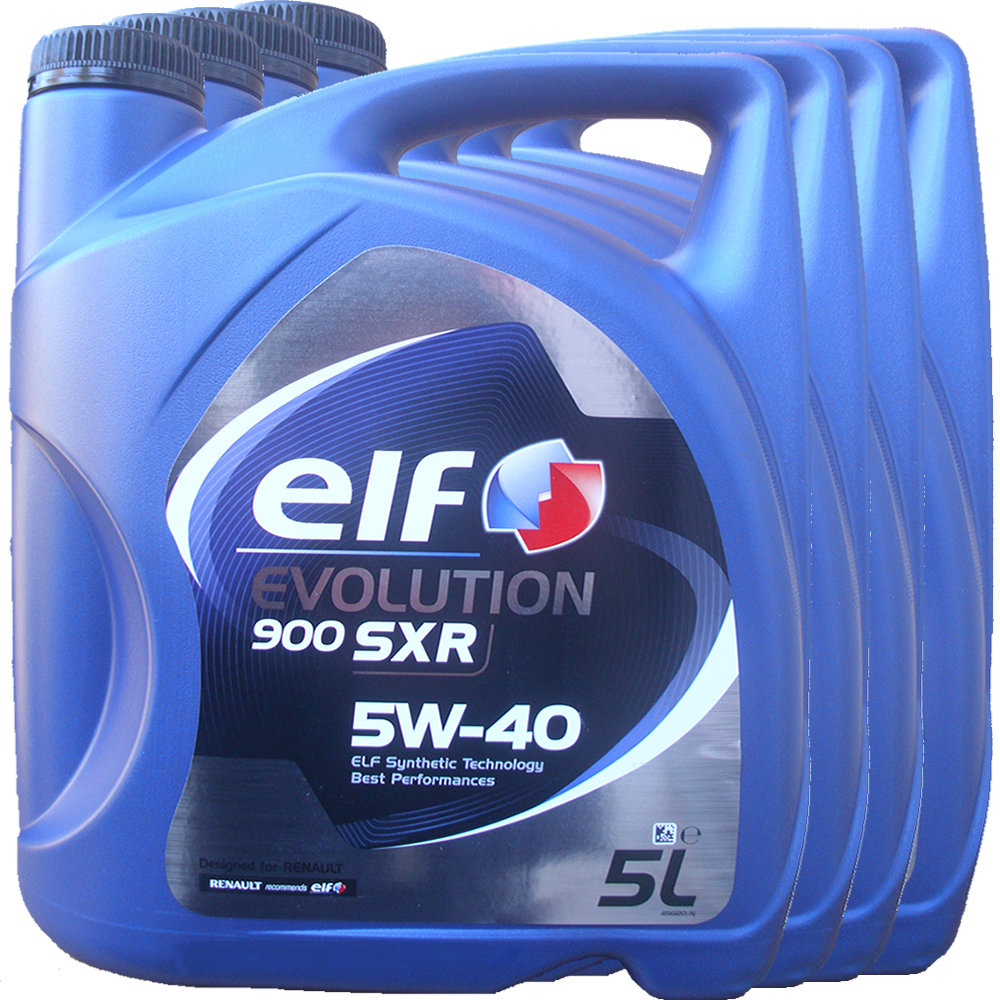 4 X 5L = 20 Liter ELF 5W-40 EVOLUTION 900 SXR