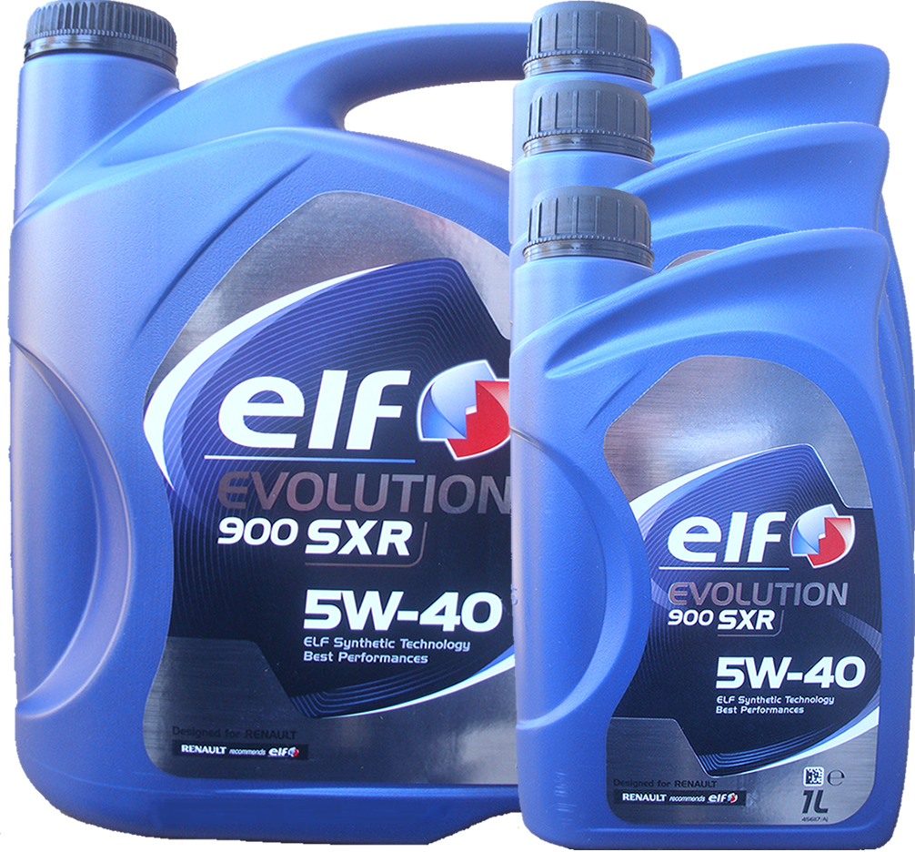 5L + 3L = 8 Liter ELF 5W-40 EVOLUTION 900 SXR