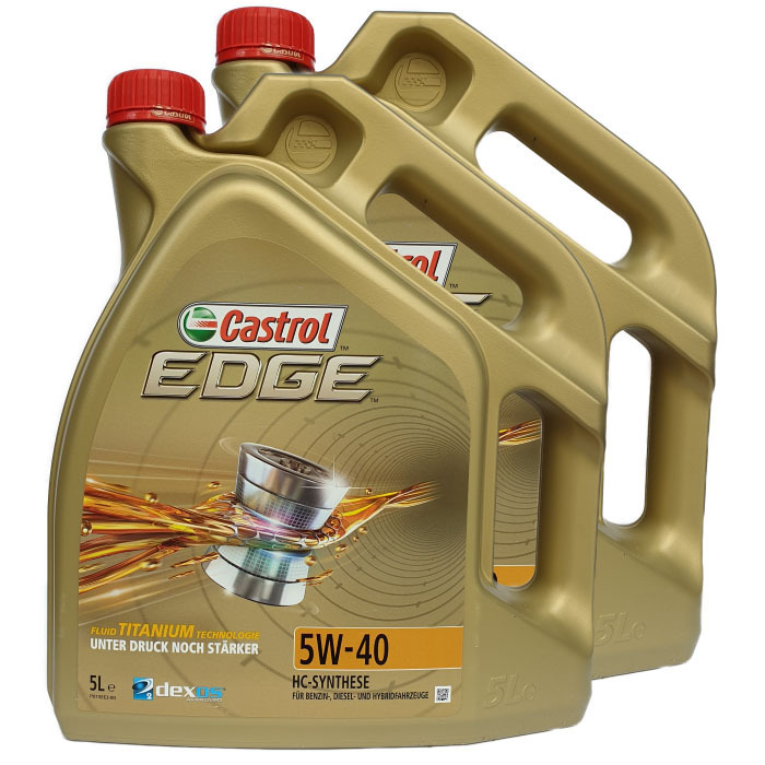 # 2 X 5L = 10 Liter CASTROL EDGE 5W-40 - ACEA C3