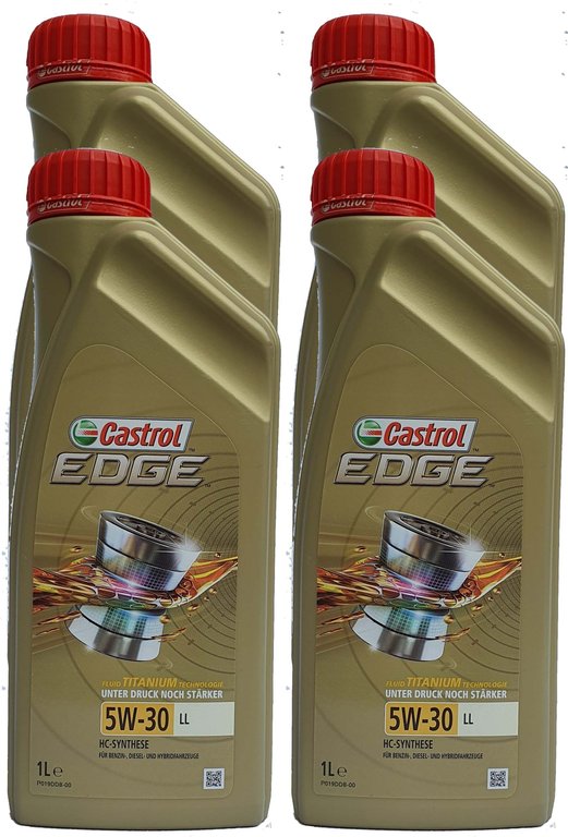 4 X 1 Liter Castrol Edge 5W-30 LL - ACEA C3