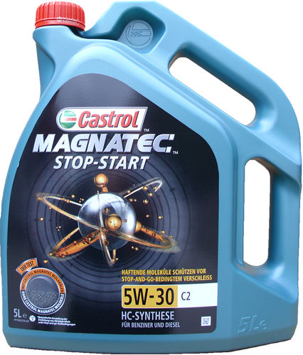 1 X 5 Liter Castrol Magantec Stop-Start 5W-30 C2