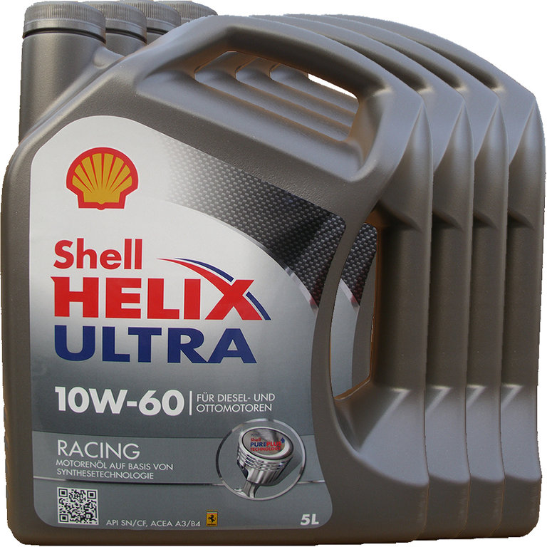 Shell 10W-60 Helix Ultra Racing - ACEA A3/B4 4X5L