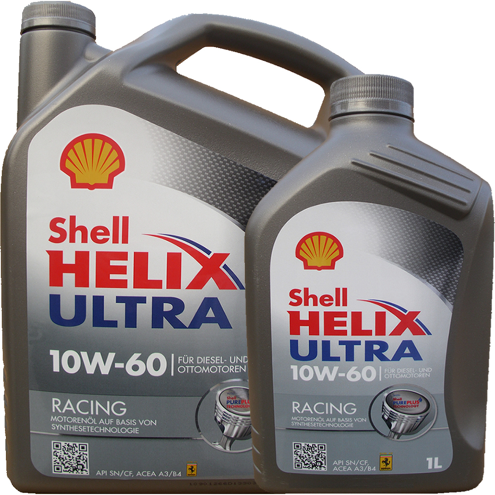 Shell 10W-60 Helix Ultra Racing - 5+1L
