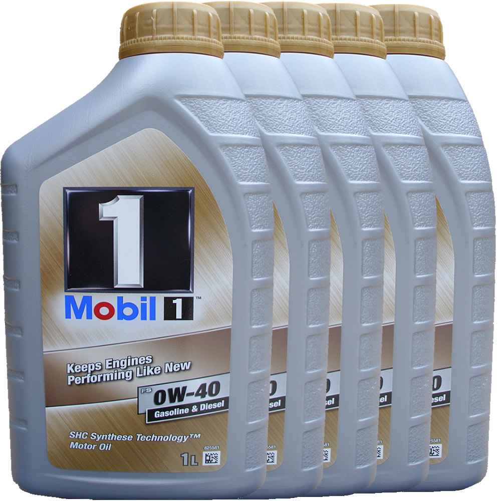 5 X 1 Liter Mobil1 0W-40 FS - MB 229.5/ 229.3