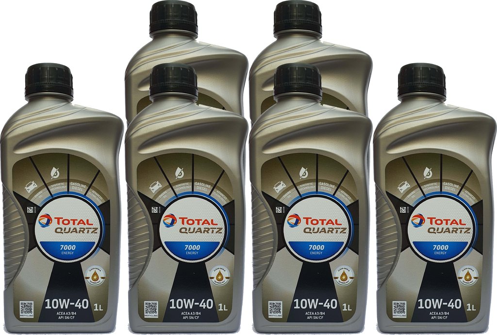 TOTAL 10W-40 7000 Energy - ACEA A3/B4 6 X 1 Liter