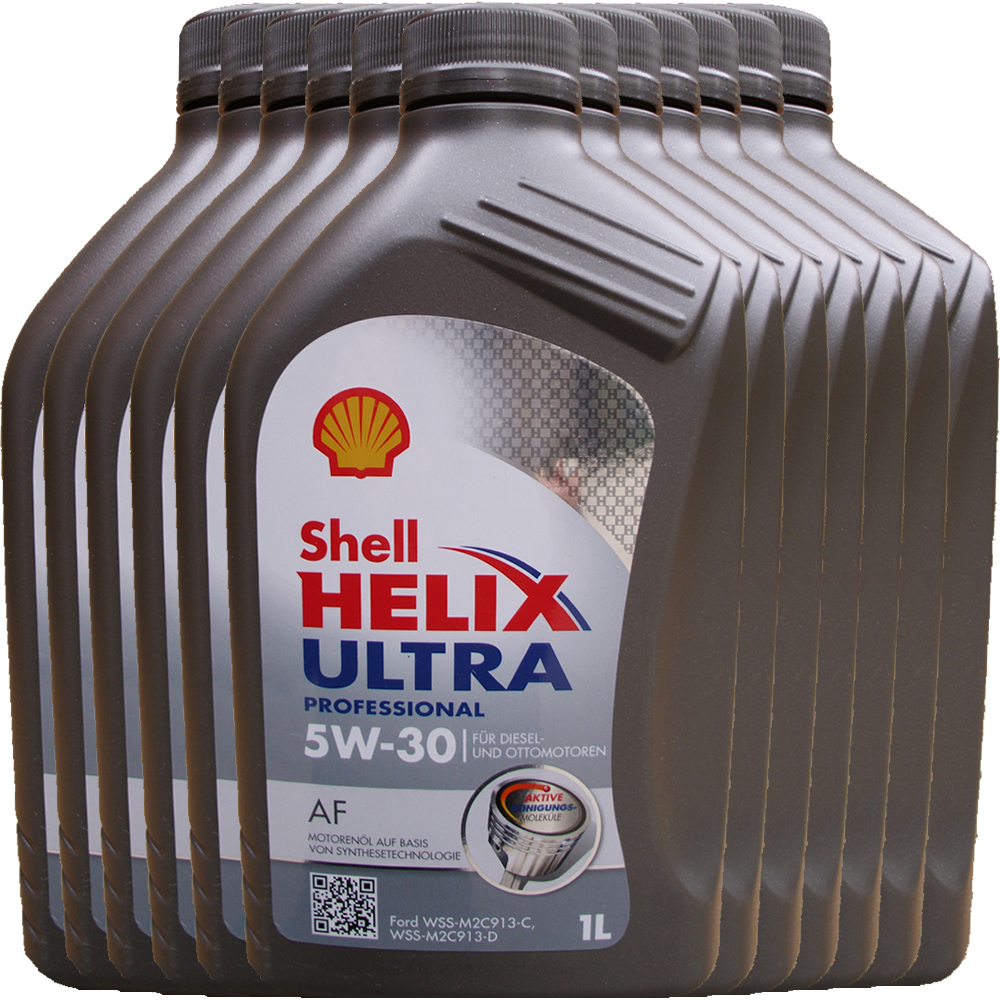 12 X 1 Liter Shell 5W-30 Helix Ultra Professional AF