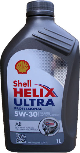 1 X 1 Liter Shell 5W-30 Helix Ultra PROFESSIONAL AB - MB 229.5