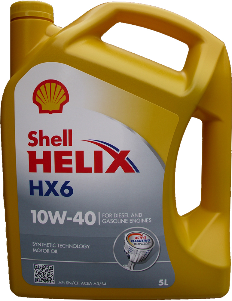 1 x 5 L Liter Shell 10W-40 Helix HX6