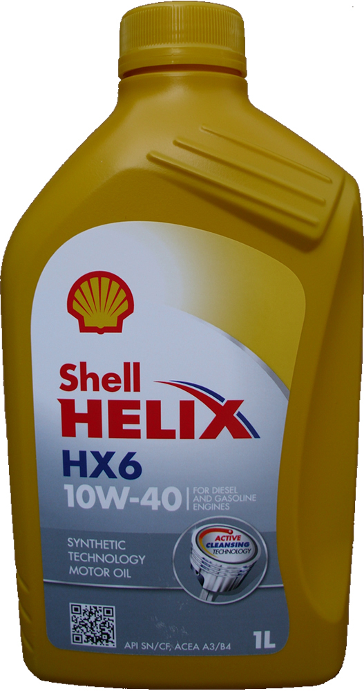 1 X 1 Liter Shell 10W-40 Helix HX6 - ACEA A3/B4