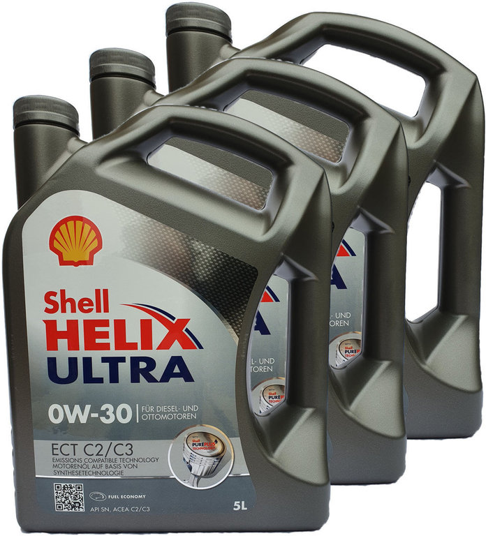 Shell 0W-30 Helix Ultra ECT C2 / C3 kaufen 3X5 Liter