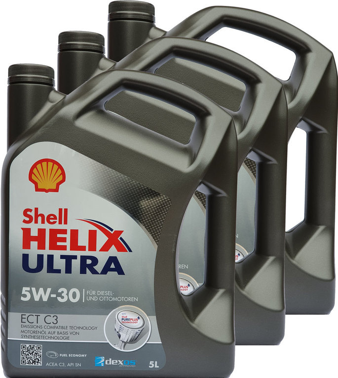 Shell 5W-30 Helix Ultra ECT C3  3X5 Liter