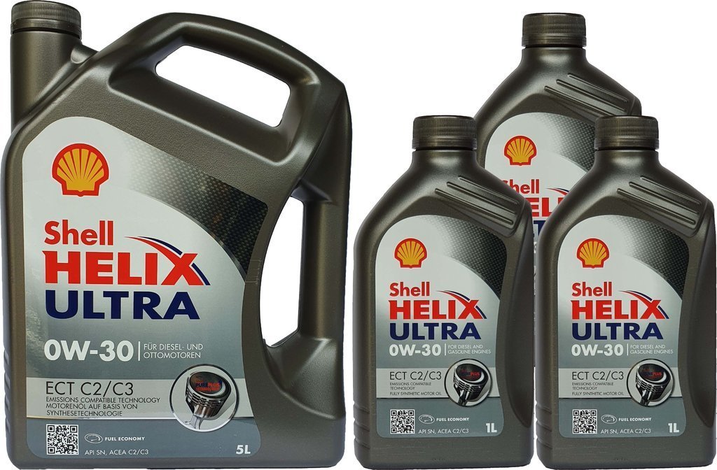 Shell 0W-30 Helix Ultra ECT C2 / C3 5+3 Liter