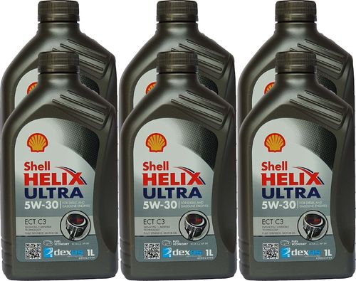 Shell 5W-30 Helix Ultra ECT C3  6X1 Liter
