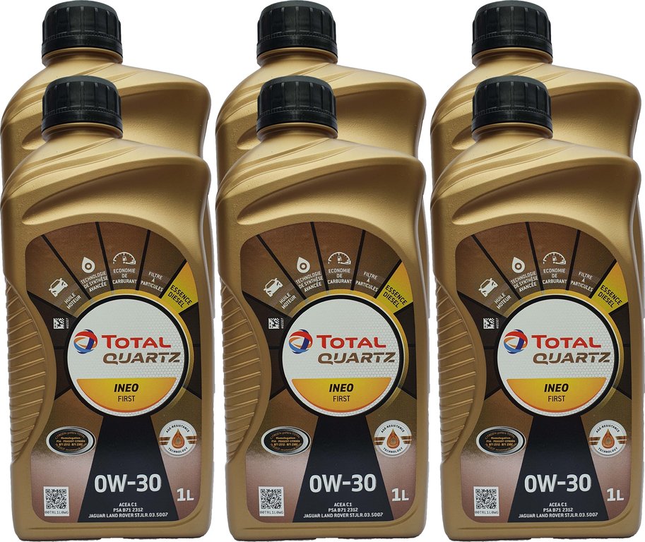 Total 0W-30 Quartz Ineo First Citroen Motoröl kaufen 6X1 Liter